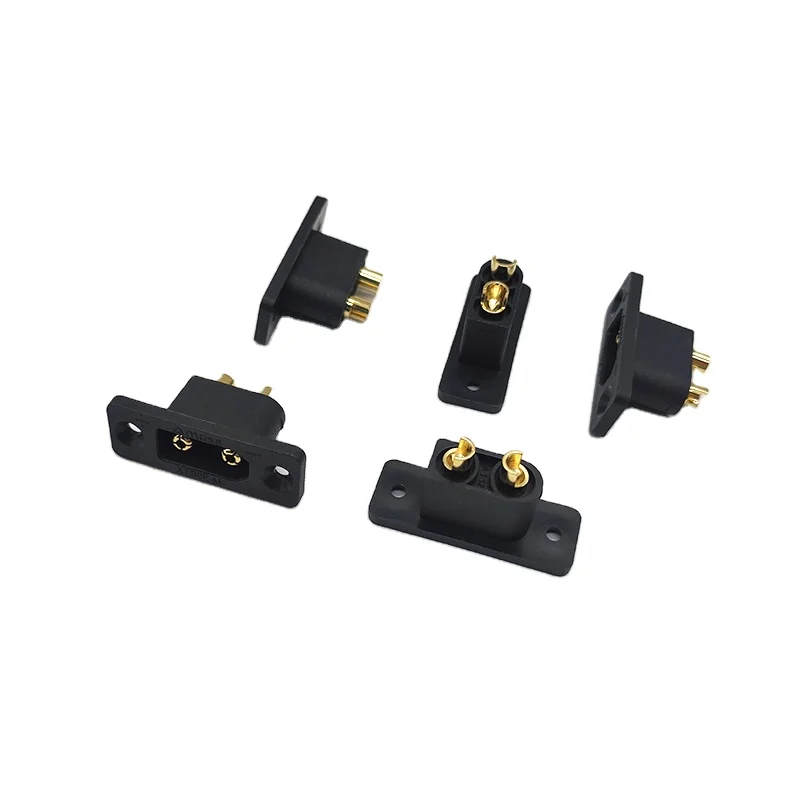 High Quality Xt90e-M Gold-Plated Copper Connector Adaptor Plug Socket Premium Product in Connectors Category
