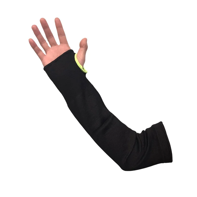 Nmsafety Cut Resistant Level A4 Hppe Knit Thick Protection Arm Sleeves