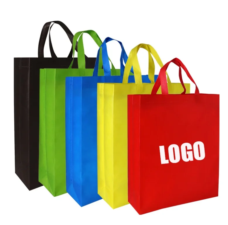 Factory-Foldable Recycled Non-Woven Shopping Bags Eco-Friendly Shopping Printed Gift Bag supplier