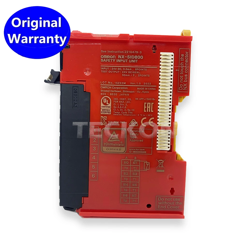 NX-SID800 Jednotky bezpečnostních vstupů Bezpečnostní I/O jednotka pro PLC programování SID800 Průmyslové řízení řídicí jednotky pro automatizaci strojů