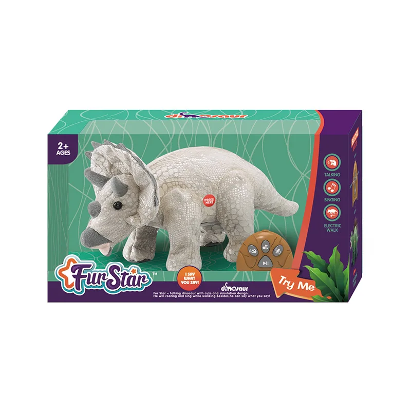 EPT Toys Electric Sing Walking Dinosaur Soft Fun