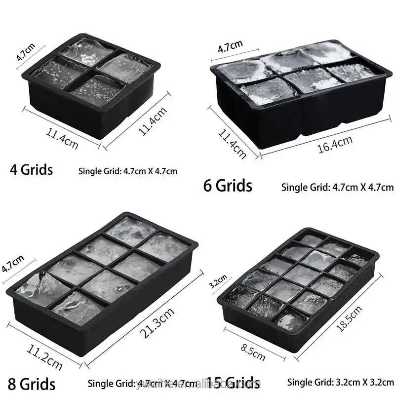 grid big ice tray mold box