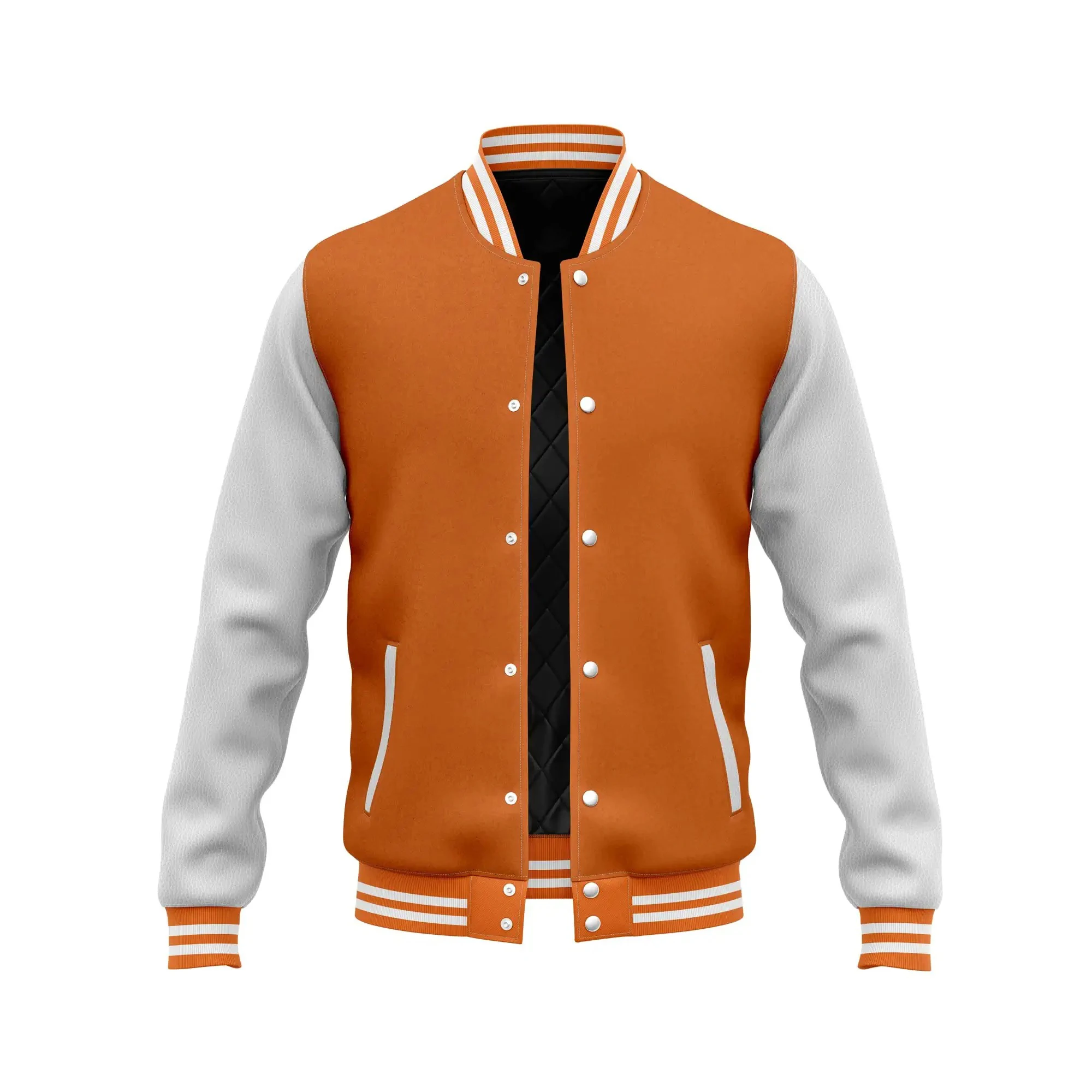 Varsity Baseball Letterman Wool and Leather Premium Quality Unisex Basketball Jacket mens_voghion.com