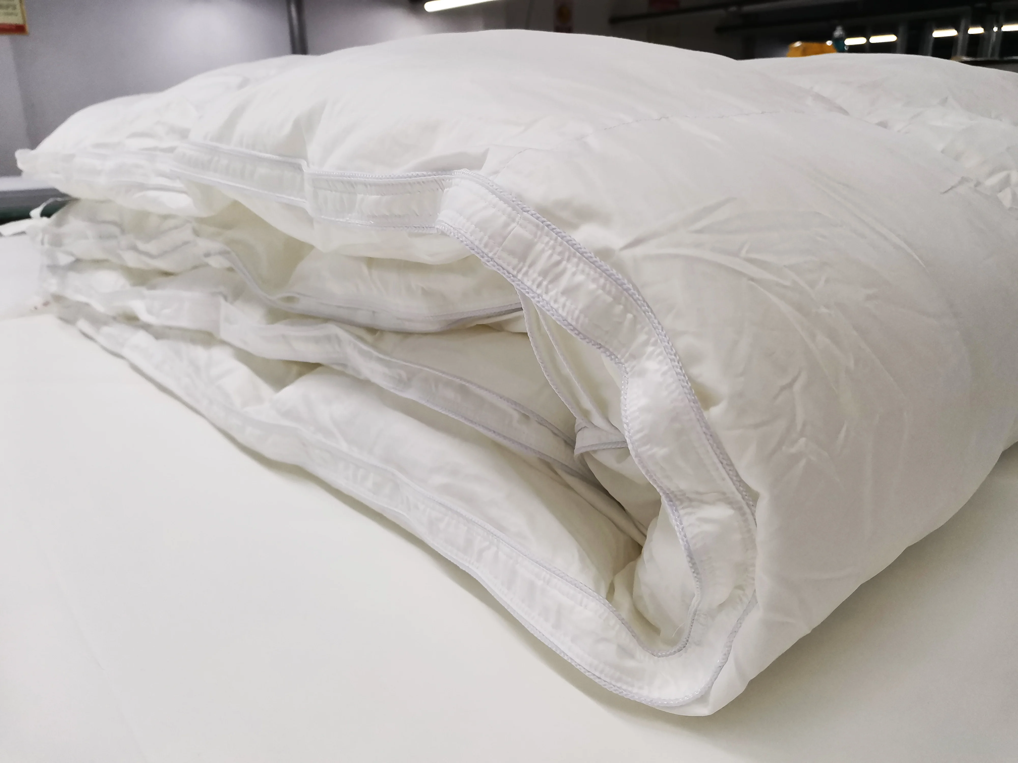 synthetic feather duvet