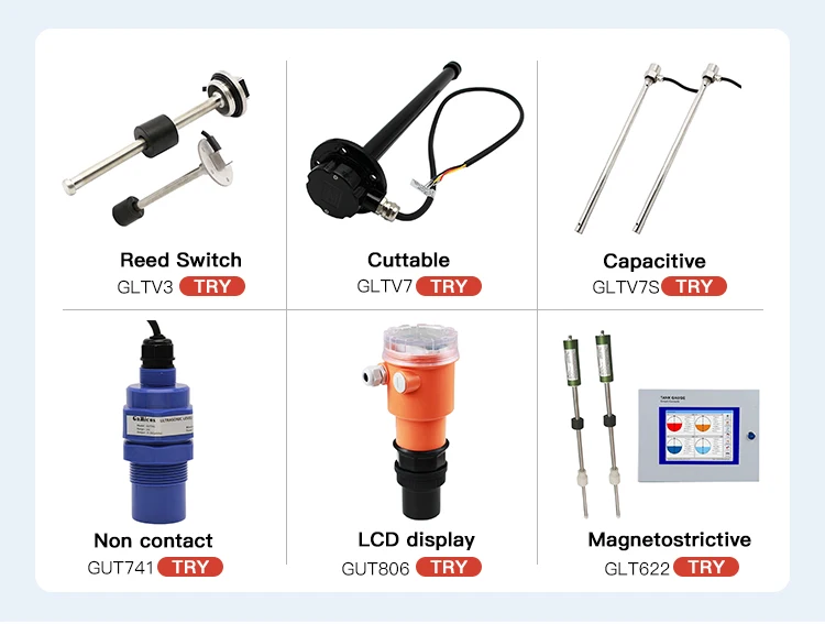 Gamicos Glt5001 420ma Rs485 Submersible Diesel Fuel Tank Level Sensor