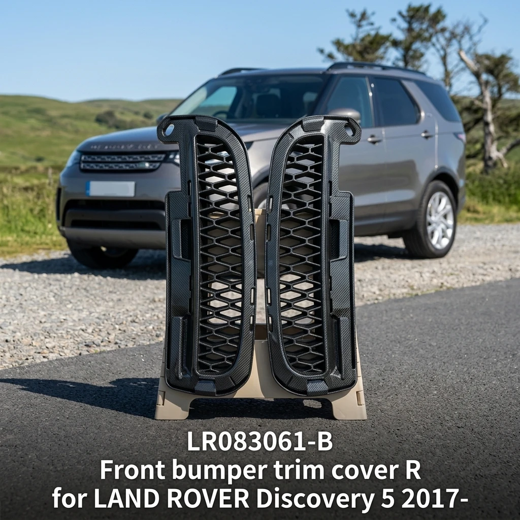 LR083061-B Long Lifespan High Strength ABS Plastic Front Bumper Trim Cover R for LAND ROVER Discovery 5 2017-