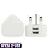 5V 2A 2*USB White
