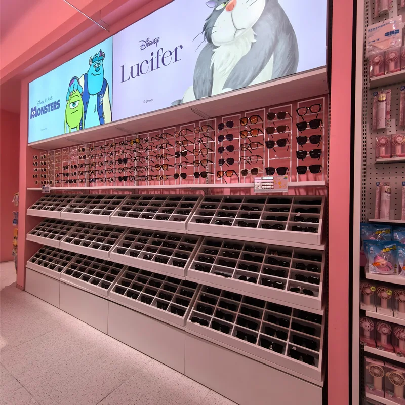 Optical Frames Display Cabinet Eyewear Shelf for Optician Sunglasses Display Stand for MINISO Store