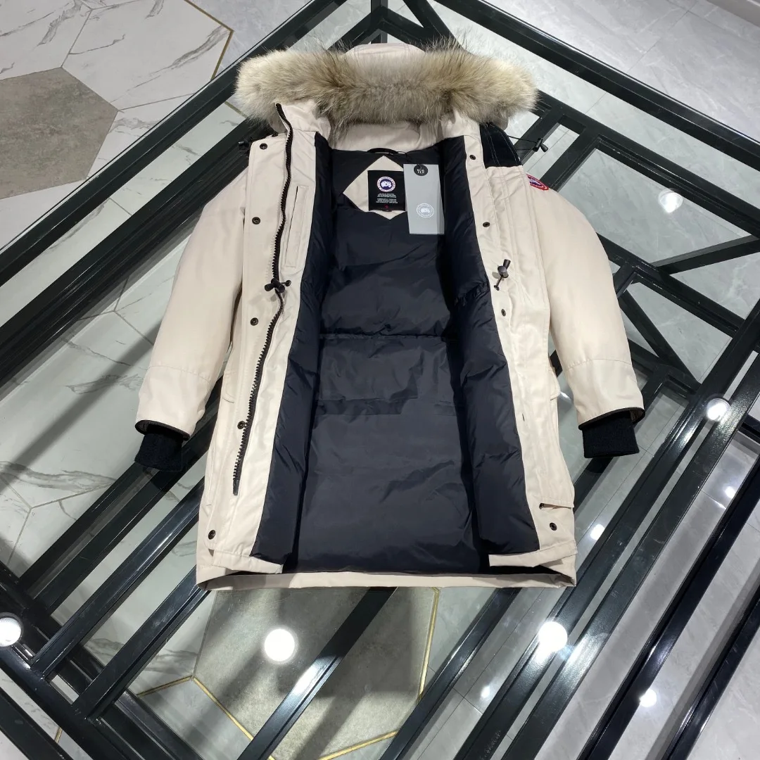 High Quality Hooded Canada Jacket Goose Parka Fur Collar Original ...