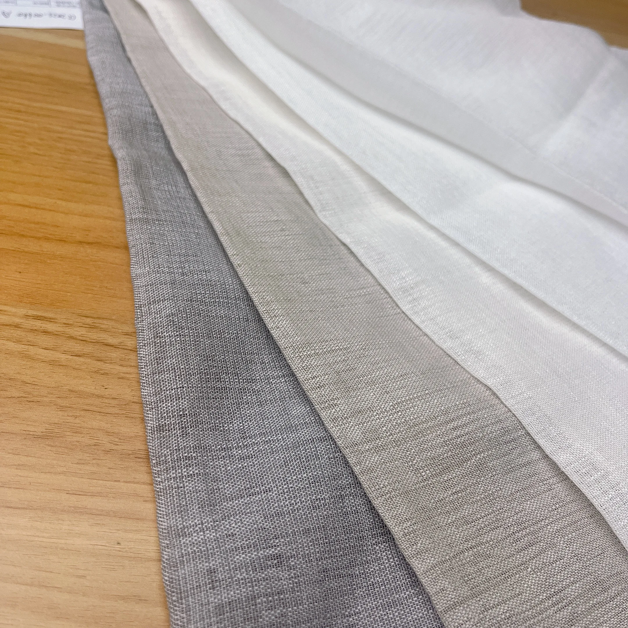CC-274 Voile Linen Fabric Linen Curtain Fabric Linen Polyester Fabrics for Curtain for the Living Room