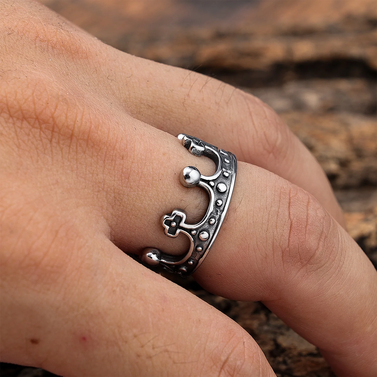 Shop Our Ready to Ship Men's & Women's Vintage Crown Rings