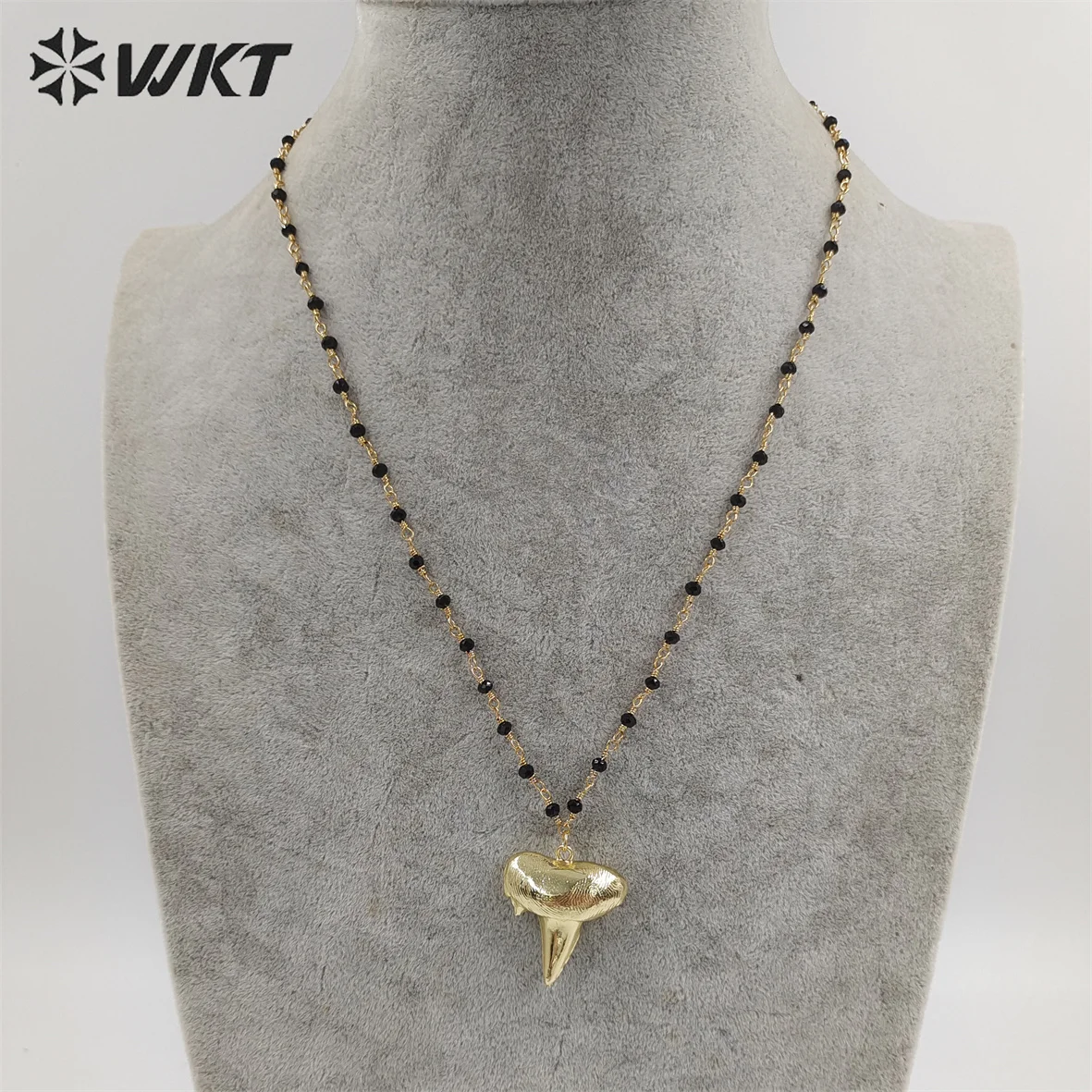 Collana Uomo Donna Con Dente Di Squalo PACKOVE, Ciondolo Originale In Metallo, Gioiello Creativo Antropologico