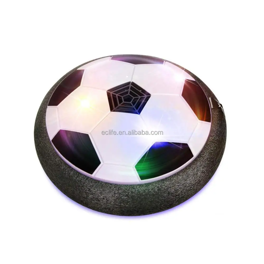 Fun LED Light-Up Hover Soccer Ball Indoor Air Suspension Floating Football Game Safe for Kids Unisex Outdoor Toy