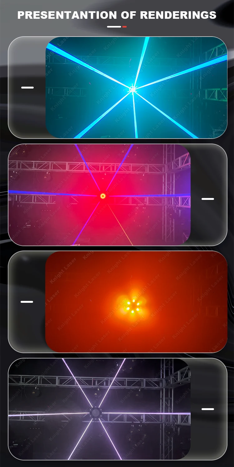 6 Eye Rgb 325 LED Beads Circle Controlled Strobe Moving Head Dj Light