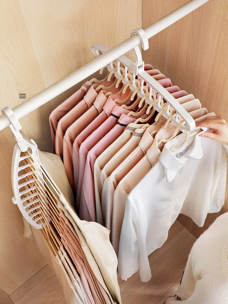 JOYBOS Multifunctional Clothes Rack Storage Dormitory Household Wardrobe Arrangement Rack Baby Clothes Rack Drying Hanger