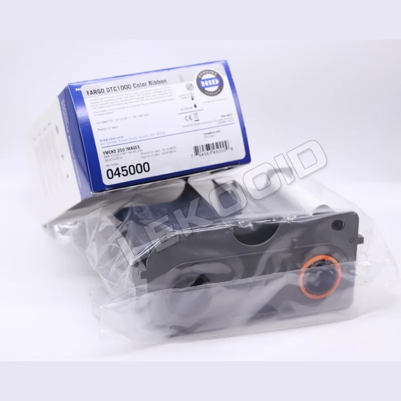 HID Fargo 45000 YMCKO Ribbon for DTC1000 ID Card Printer