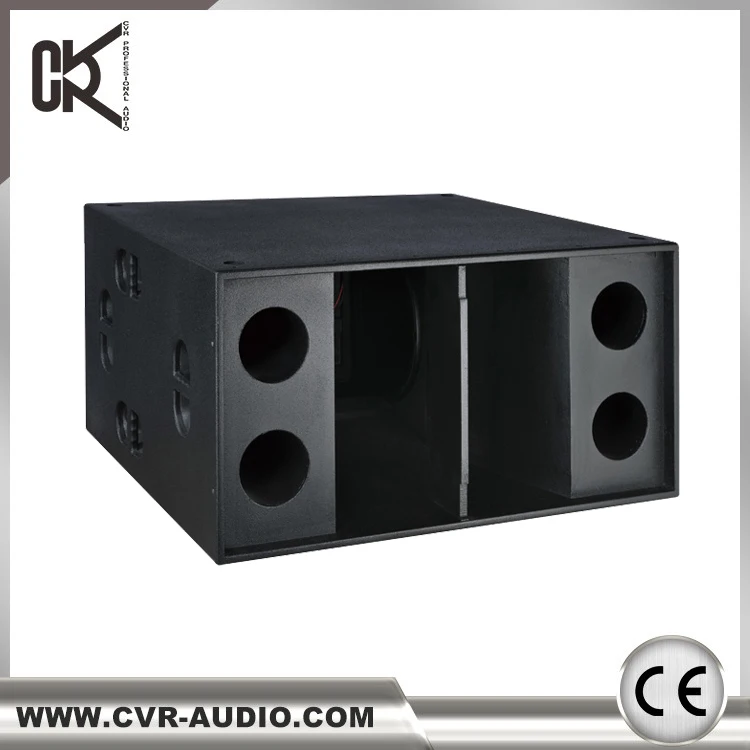 Dual Subwoofer Box Cvr 18 Inch Bass Speakers - China 18 Inch Bass