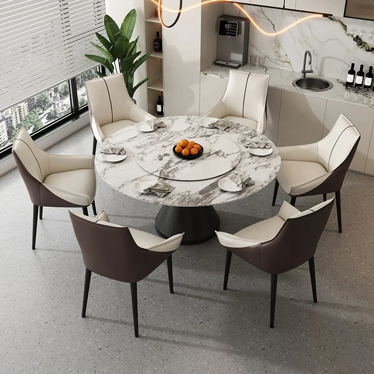 Dining Chair Design Table Nordic Cheap Indoor Home Furniture Restaurant Modern Luxury Room Leather Metal Dining Chair for Sale