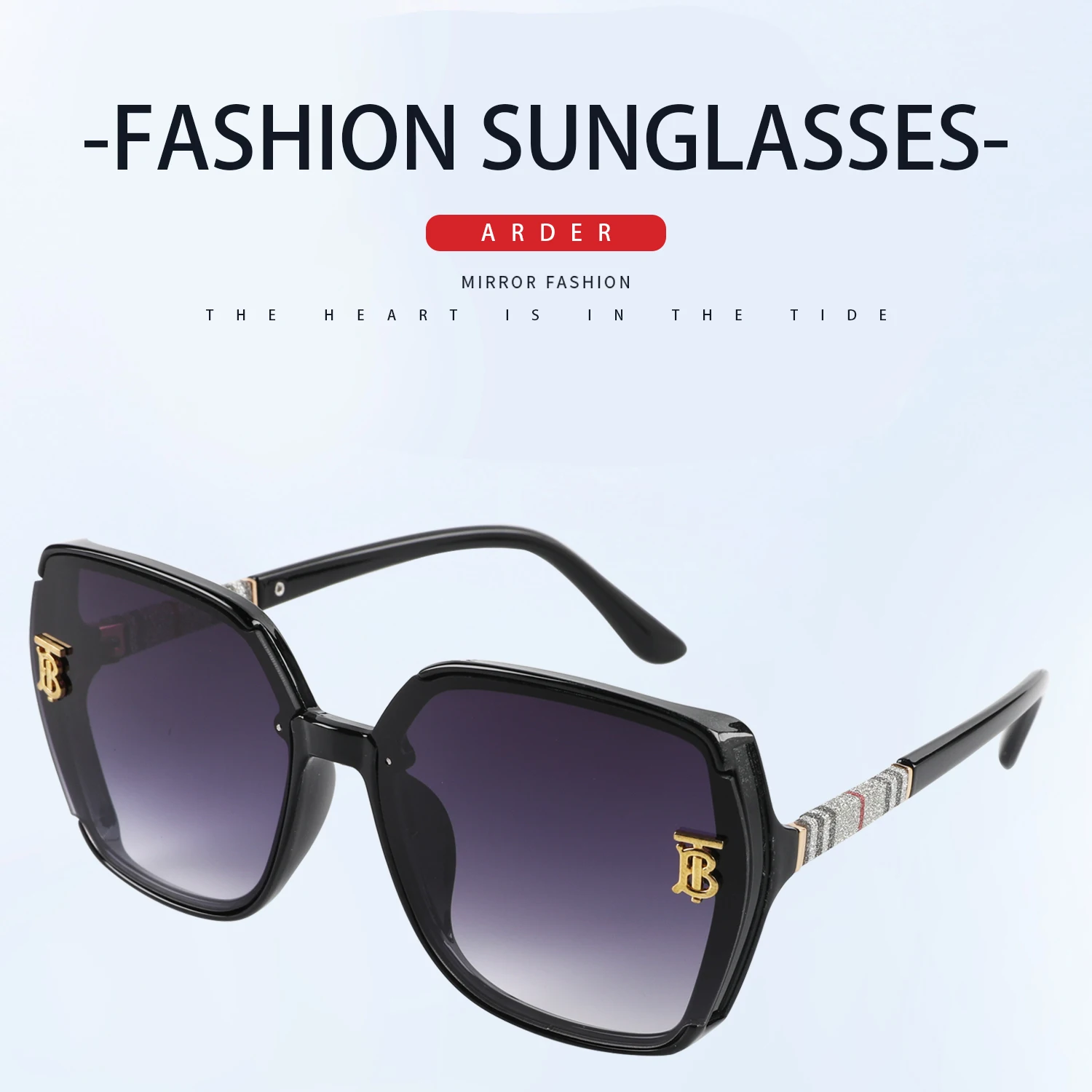 Tiktok Boom Fashion Sunglasses Women's Face Small Sunglasses Uv