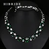 white gold plated-green
