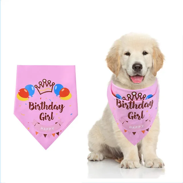 2023 hot selling dog scarfs cat and dog birthday gifts triangular saliva towel pet  bibs