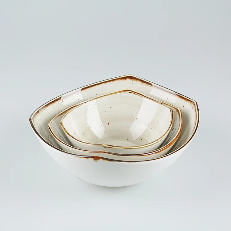 Vajilla de cerámica esmaltada hecha a mano, platos cuadrados irregulares  reactivos, platos de porcelana para restaurante, platos de servicio de  comida