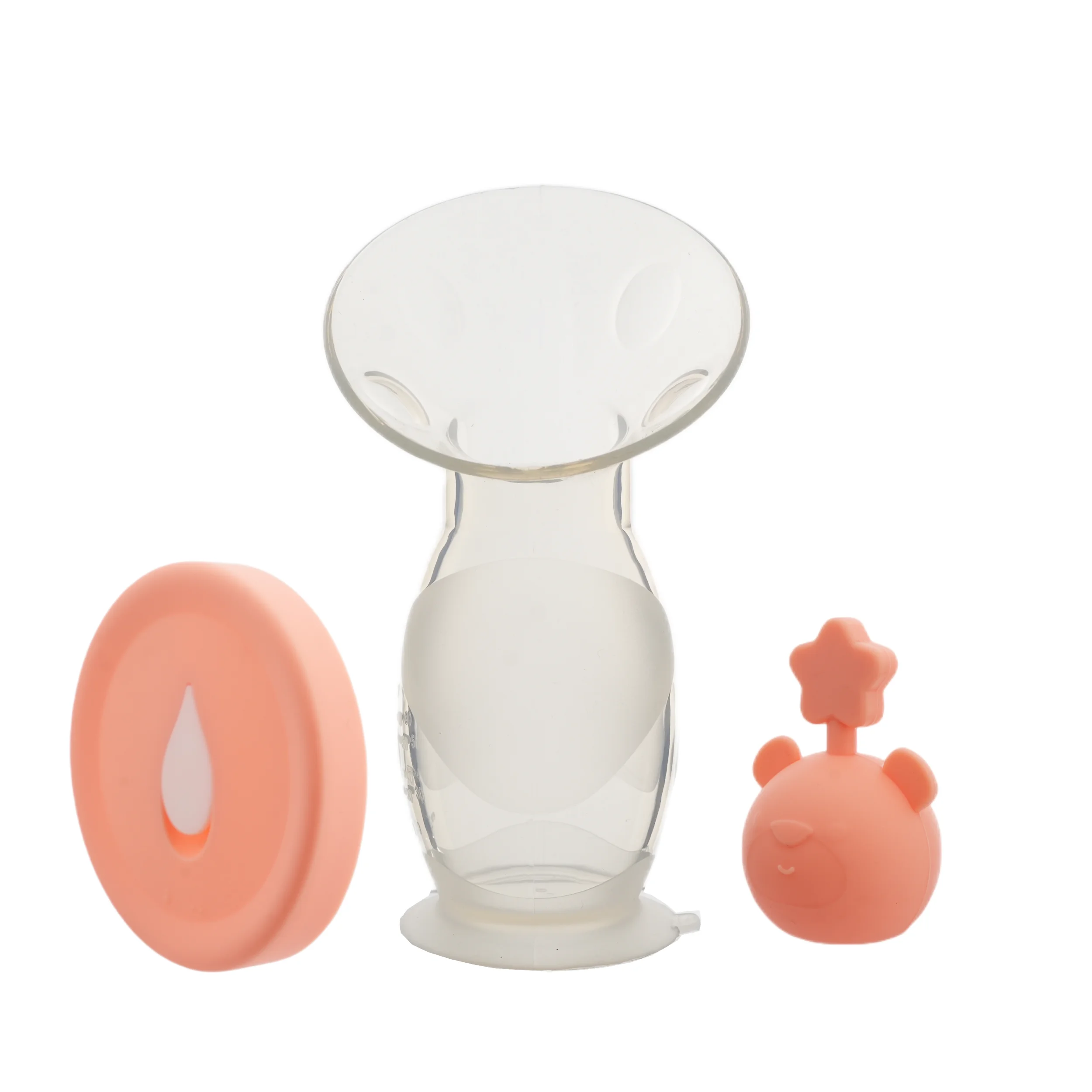 Kissystory Silicone Breast Pump Breastfeeding Collection Cups Manual