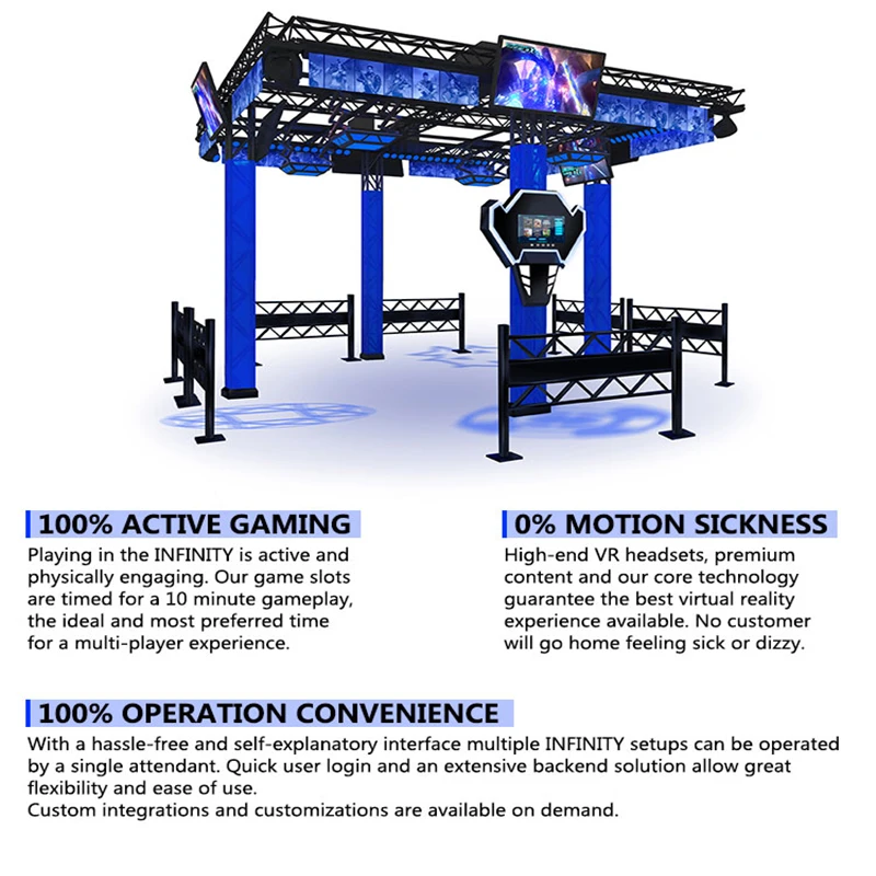 Funny Vr Theme Park Free Walking Multiplayer Virtual Reality Games  Simulator 9d Vr Shooting Interactive Game Equipment