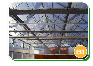 Polycarbonate board greenhouse