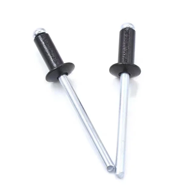 Custom Rivets Black Anodized Blind Rivet Aluminum Steel Dome Head Pop Blind Rivet Buy Round