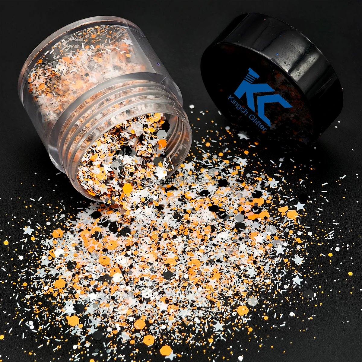 product bright and colorful white red sliver blue purple green hot girl body glitter mix chunky glitter for halloween resin nail hair-8