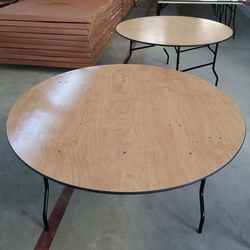 Factory Direct Sale Modern Round Banquet Table Wholesale With Fireproof