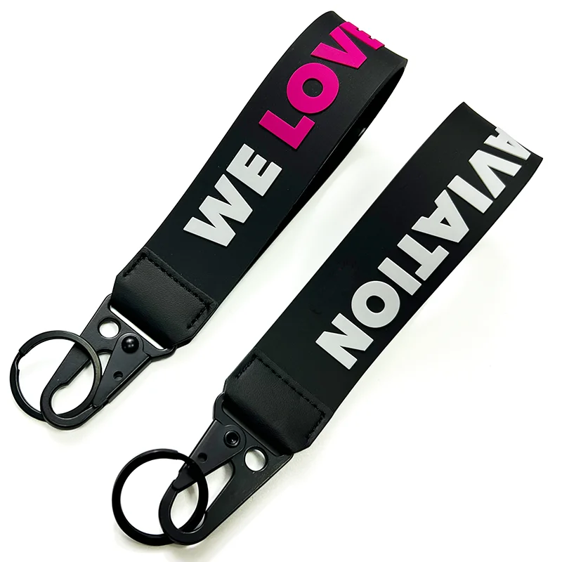 CRASPIRE Anti-Lost Lanyard Set - 36 PCS 3 Size Silicone Rings For Keys, Pens, Small Items