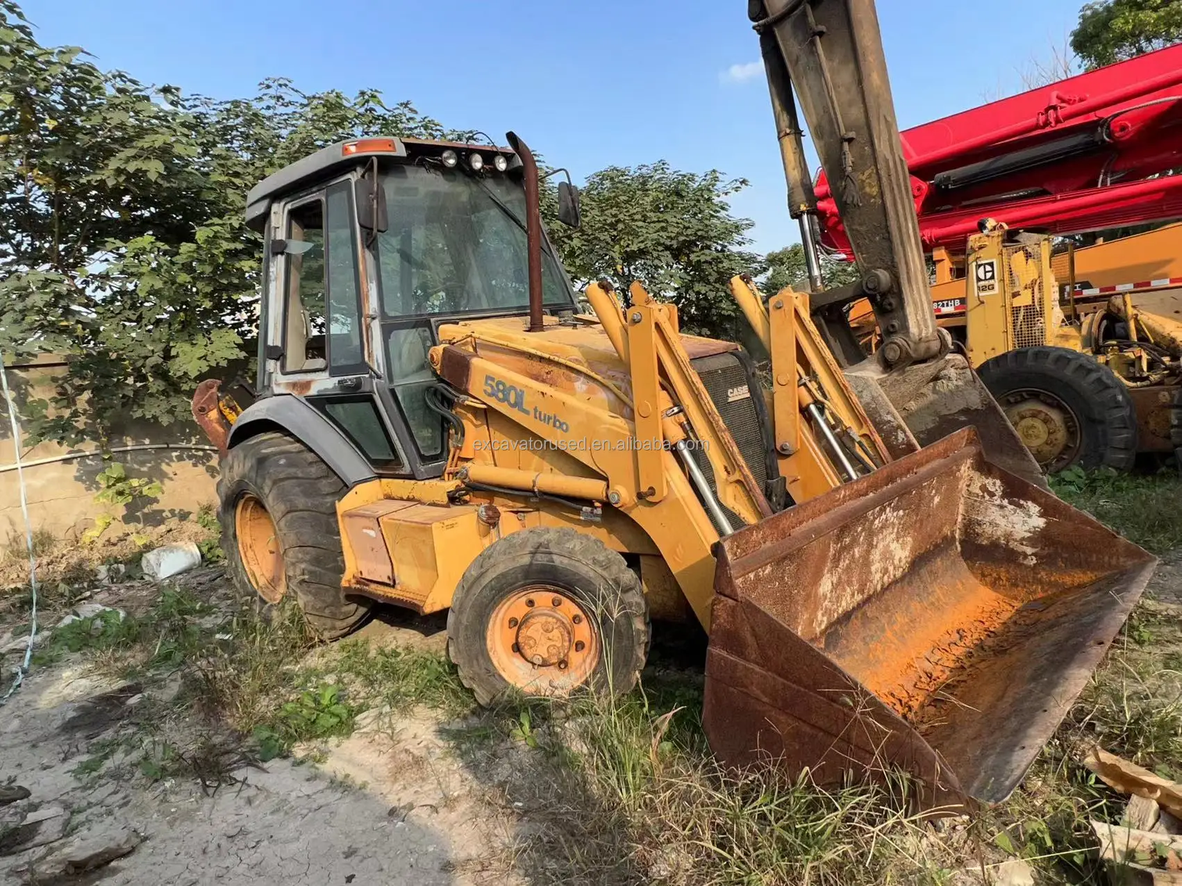 Used Case 580l Wheel Loader Backhoe 90 New For Sale/ Used Case 580