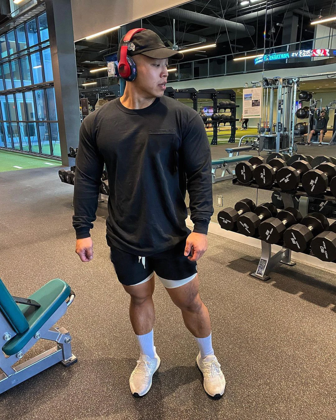 Summer High Quality Running Slimming Trend Loose Men Casual Shorts Compression Sports Shorts Active Wear Men Shorts672_voghion.com