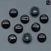 Onyx noir 10 mm