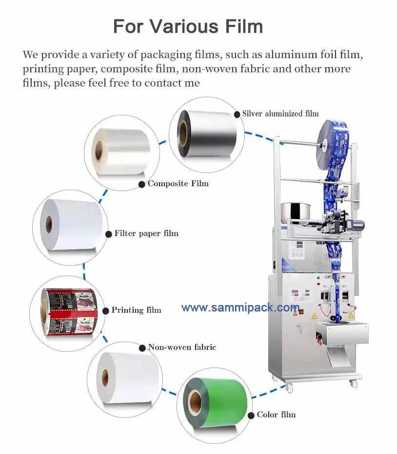 500 Gram Yerba Mate Granules Automatic Spice Packaging Machine For Water Juice Oil Tea Plastic Cans Bags Medical 2