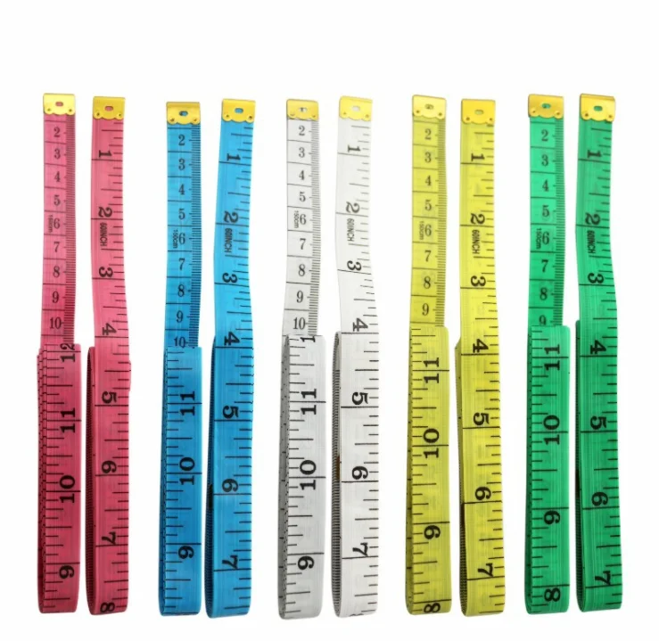 1.5/2m Soft Tape Measure Double Scale Body Sewing Flexible Ruler Weight  Loss Medical Body Measurement Sewing Tailor Craft Tool