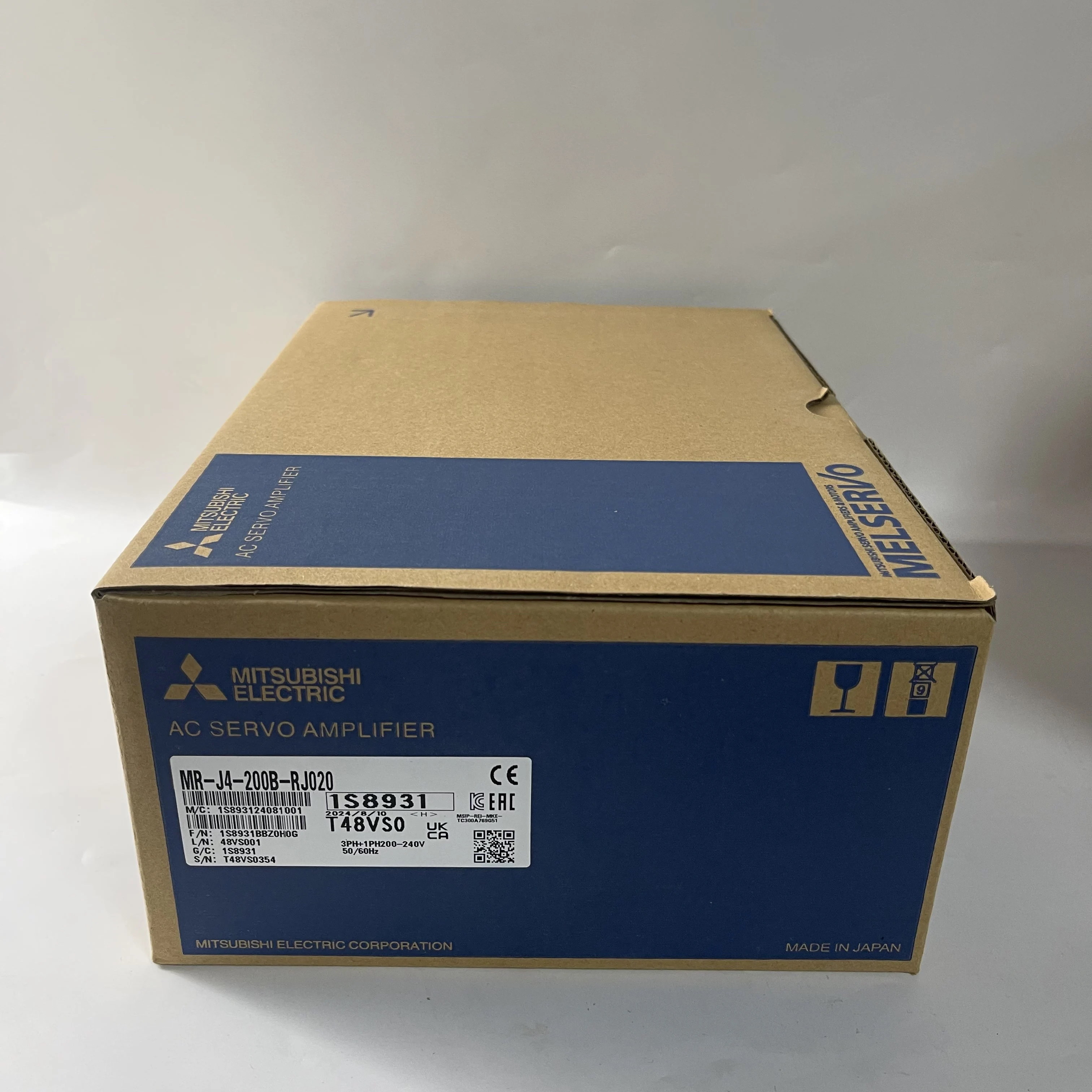 Mitsubishi AC Servo Amplifier MR-J4-200B-RJ020 Mitsubishi AC Servo Amplifier MR-J4-200B-RJ020