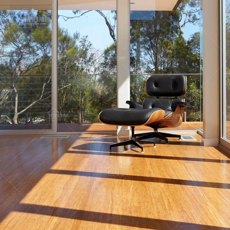Бразильский интерьер 17 мм, тяжелые бамбуковые деревянные плавающие полы, глянцевые бамбуковые полы, твердая древесина, карбонизированный паркет, бамбуковые полы
