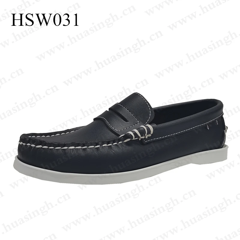 XC, Portugal Daily Wear slip on Boat Shoes Flats Handmade Shoes All Leather Loafers HSW031