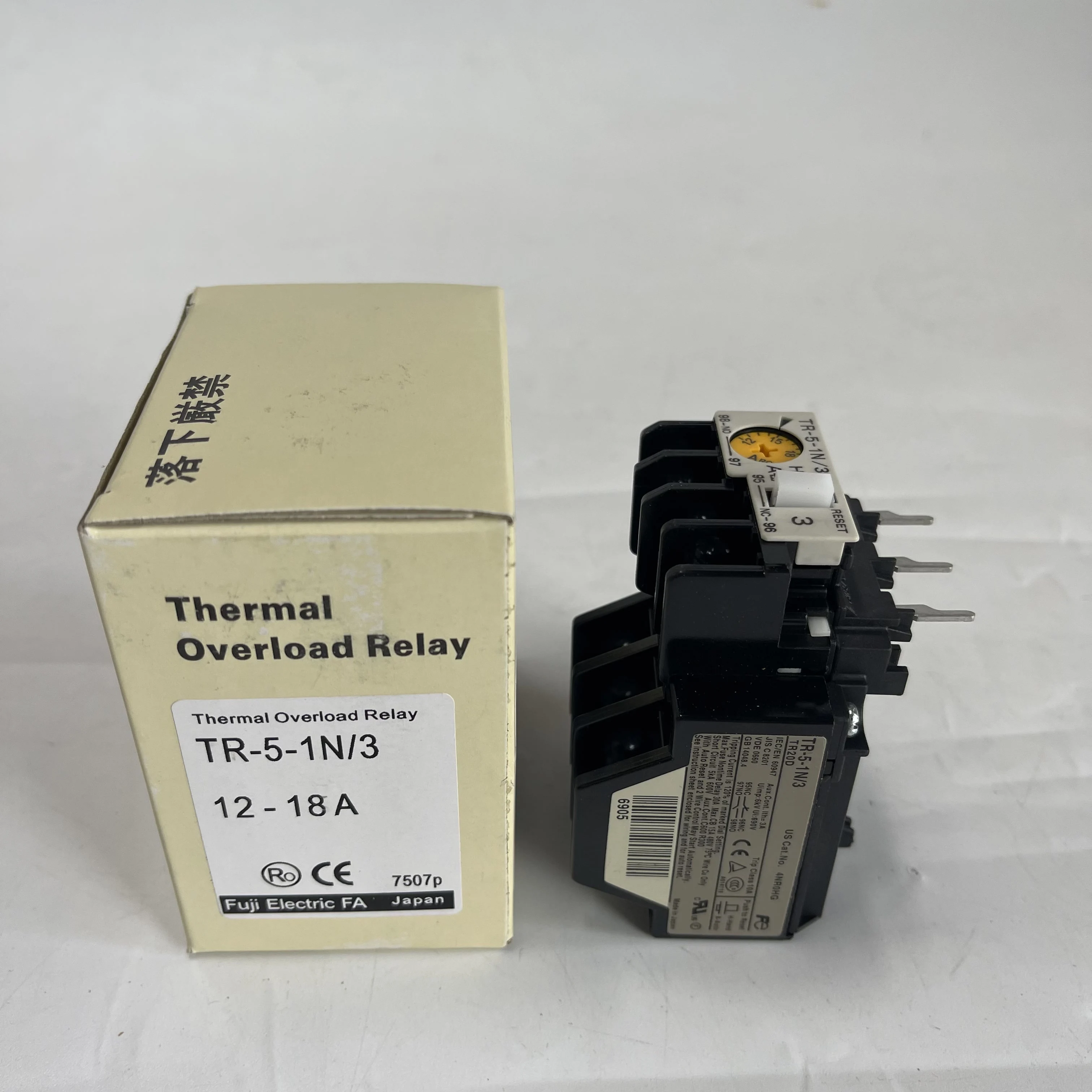 Fuji Thermal Overload Relay TR-5-1N/3