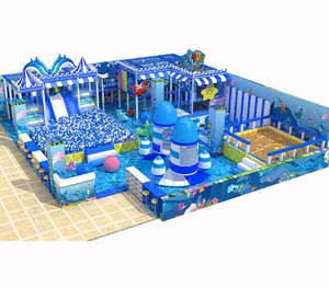 Custom Ocean Theme Indoor Playground 2-13 Year Old Kids Play Soft Play on High Quality