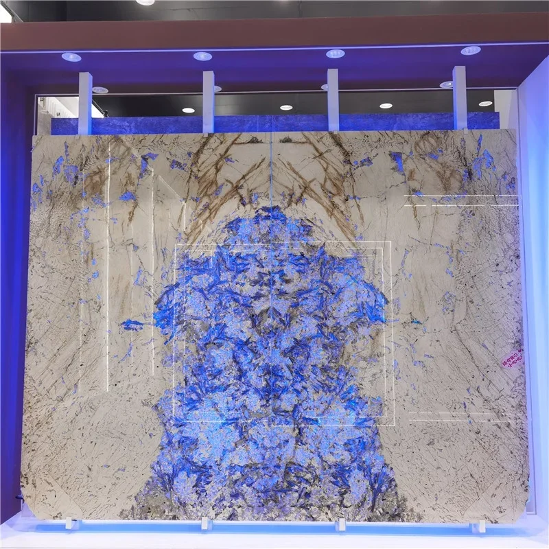 product book match slab translucent alpinus super crystal quartzite slab for villa hotel background wall design-3