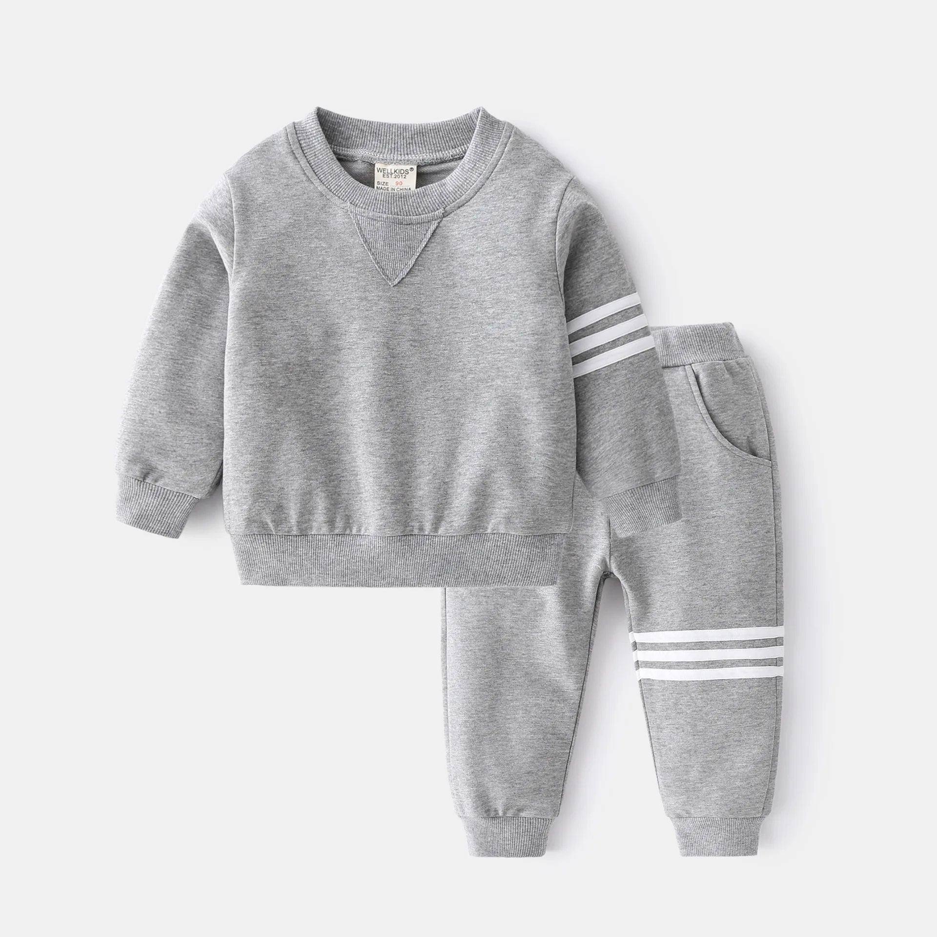 Cute Cotton Toddler Fall Outfits Boys 2-Piece Tracksuit ODM