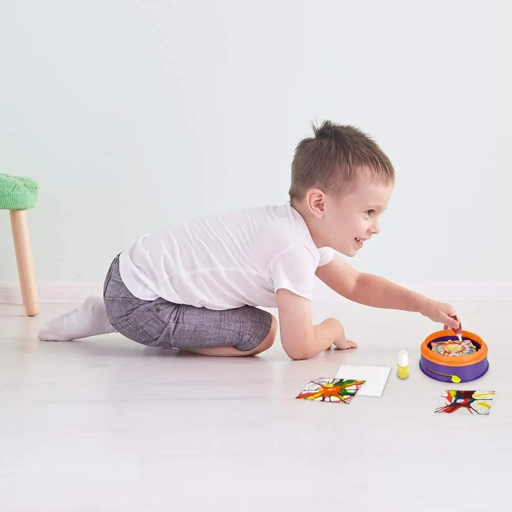 Набор для рисования artcreative Swirl, поставщик для детей, волшебная вращающаяся машина для рисования, набор для веселых искусств и ремесел