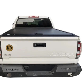 Truck Bed Cover Retractable Waterproof Roller Lid Up Aluminium Alloy Tonneau Cover For TOYOTA Tundra