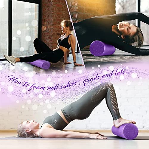 Wholesale High Density  Epp Yoga Massage Foam Roller Water Bottle Set Foam Rollers Massager for Exercise