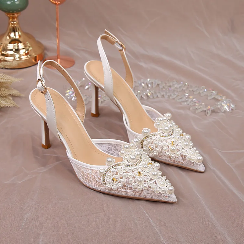 Badgley Mischka Ivory Satin Platform Bridal Wedding Heels