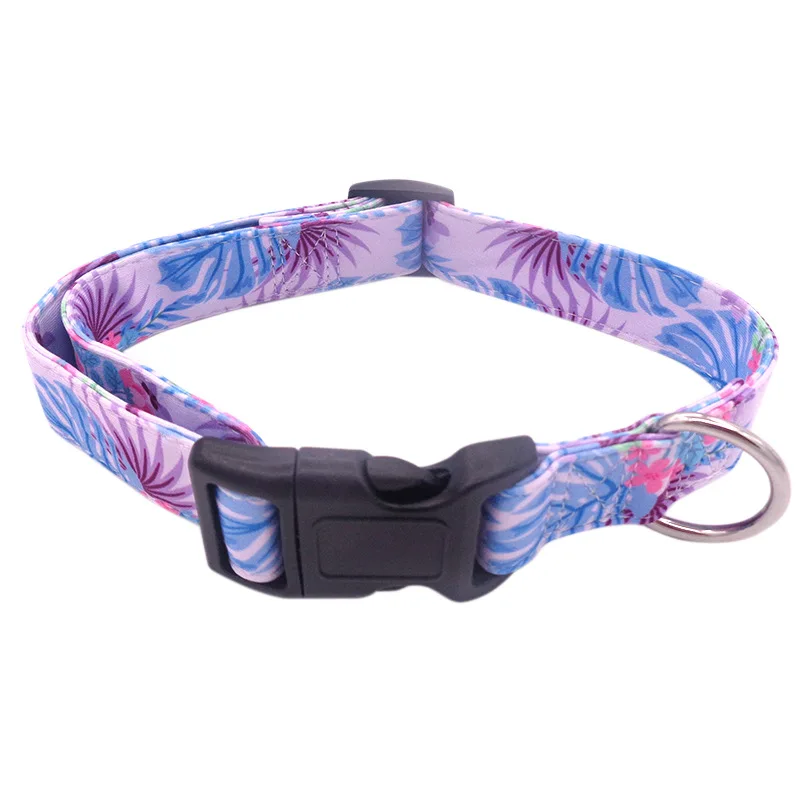 Free Design Eco-friendly Soft Polyester Custom Printed Dog Collar Wholesale